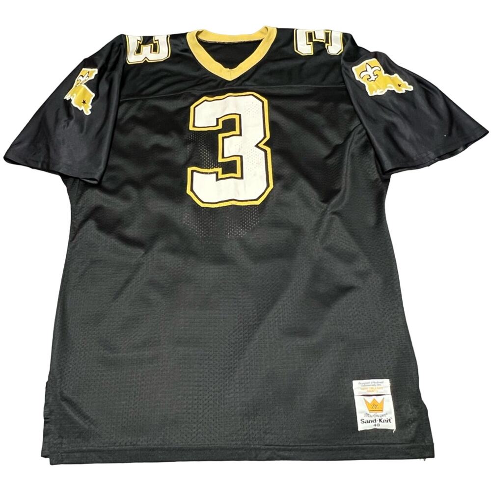 1989-90 Bobby Hebert Saints Team-Issued Game Worn? MacGregor Sand Knit Jersey